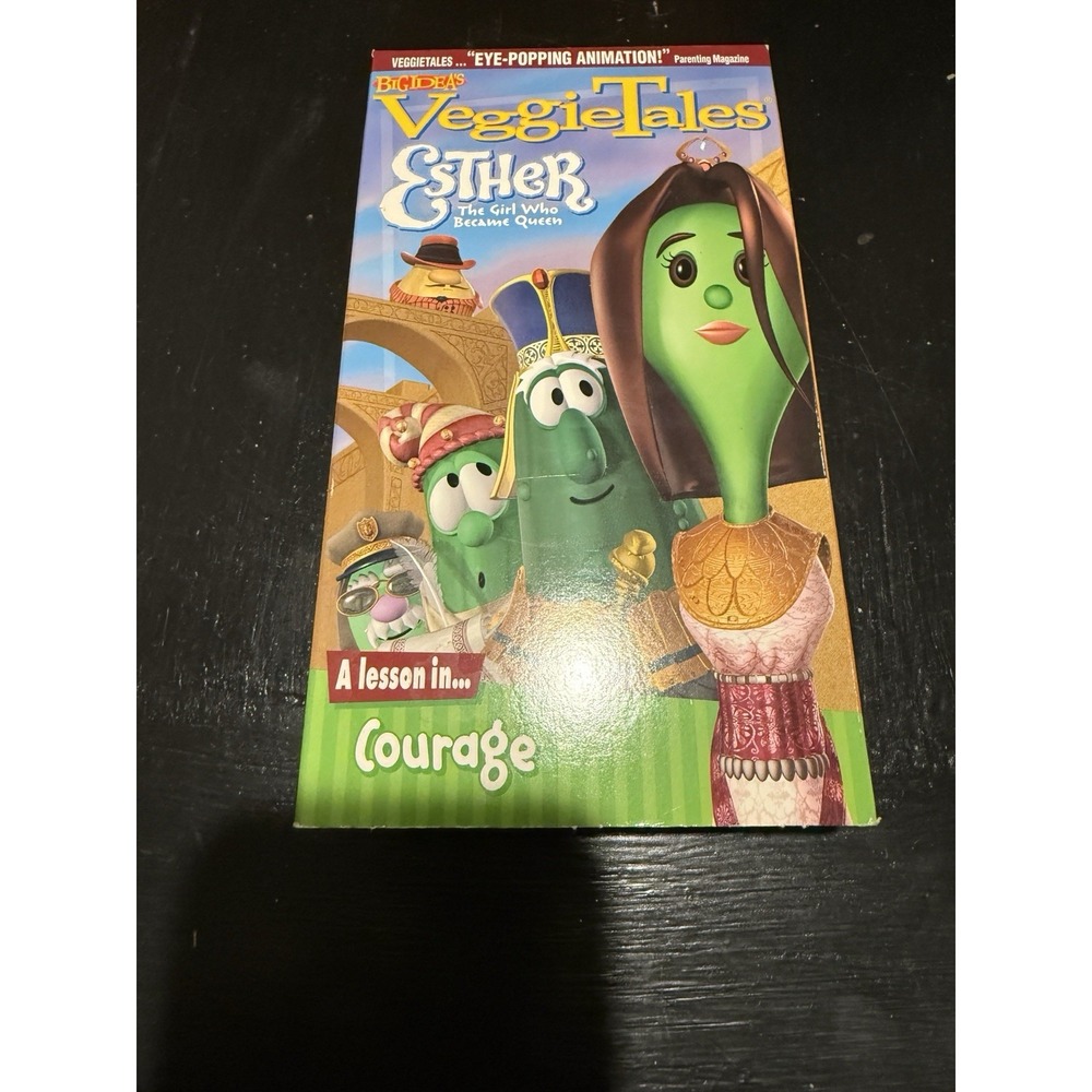 VeggieTales Esther: The Girl Who Became Queen A Lesson In Courage (VHS, 2001)